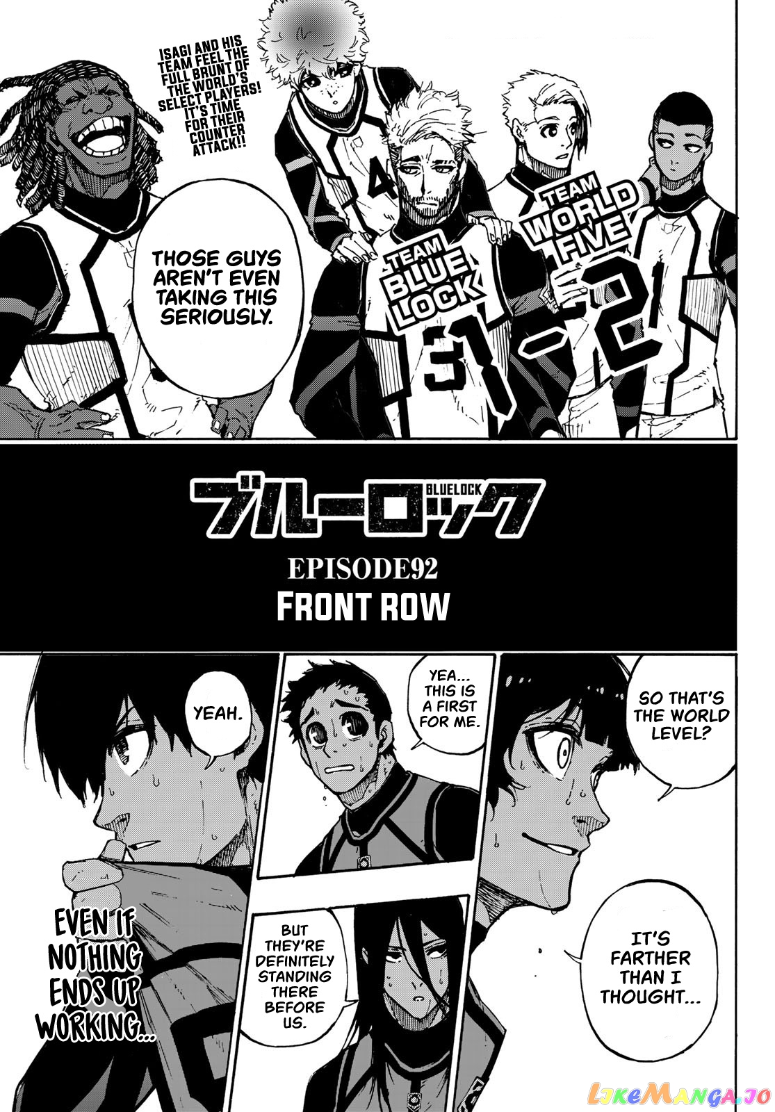 Blue Lock Chapter 92 image 01